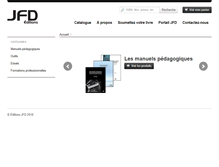 Tablet Screenshot of editionsjfd.com